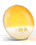 DawnGlow Sunrise Alarm Clock – Wake-Up Light with Sunset Simulation, Dual Alarms & Snooze