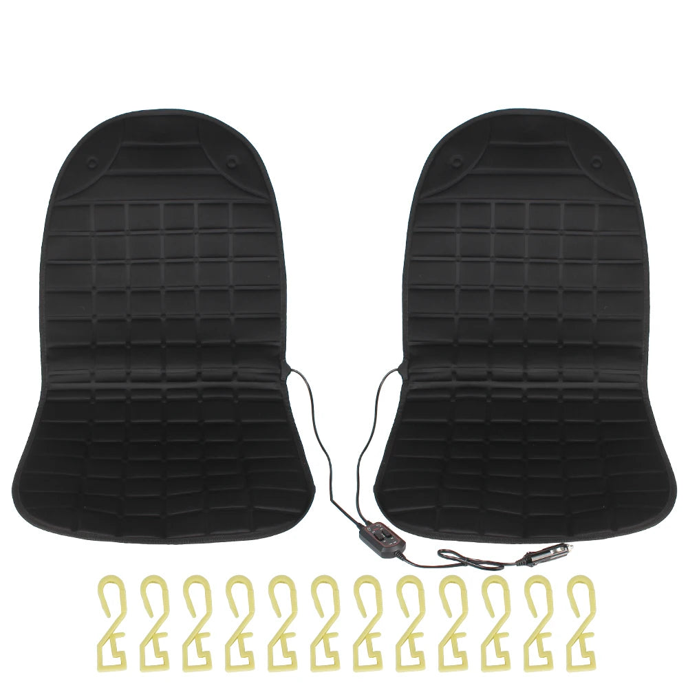 ThermaSeat heated car seat cushion product shot, black