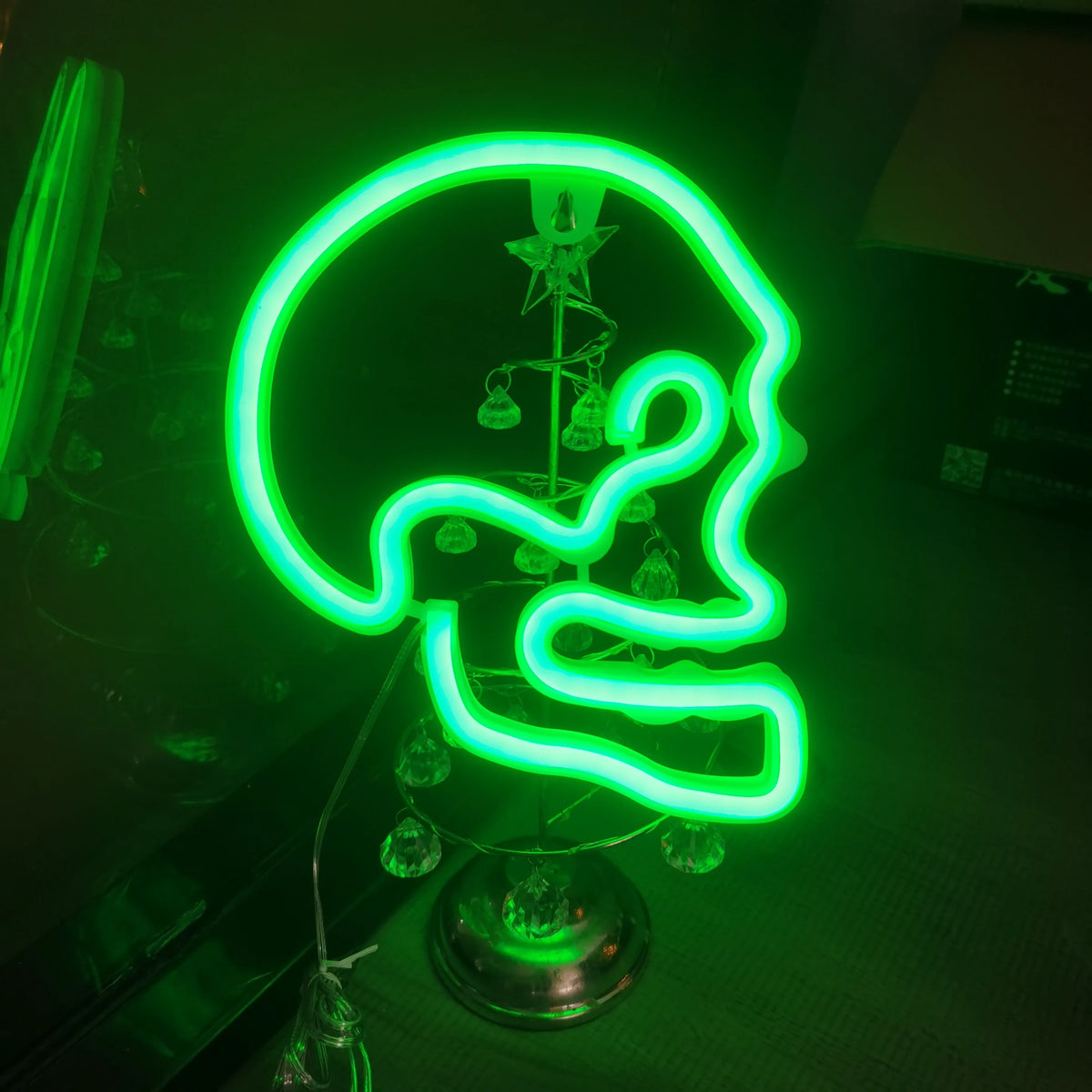 Halloween LED Bat Neon Wall Light – USB/Battery Powered, Spooky Party Decor