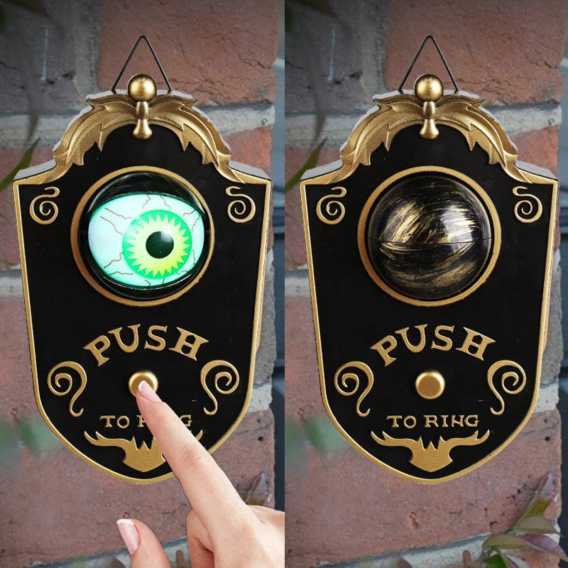 Animated eyeball Halloween doorbell