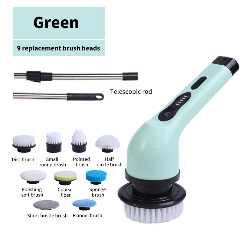 Spin scrubber in use