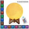 LunaGlow 3D Moon Night Light – Colourful Rechargeable Touch Lamp for Bedroom & Home Decor
