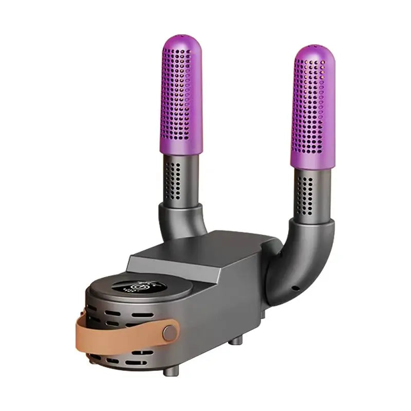 DryStep foldable electric shoe dryer, purple